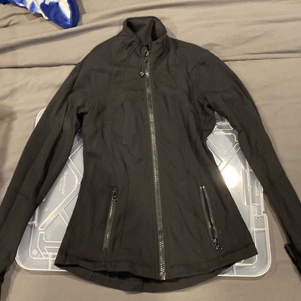 Black lululemon zip ups